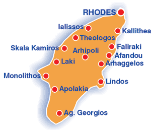 Rhodos island: Rhodes information - Rhodos holidays - Dodecanese, Greece